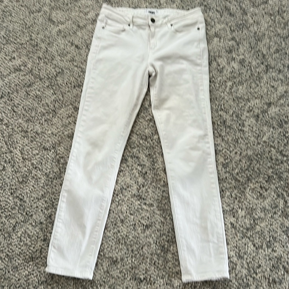 Paige White Denim Jeans Sz 30